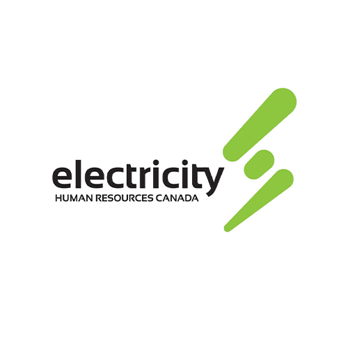This image displays the logo for Electricity Human Resources Canada